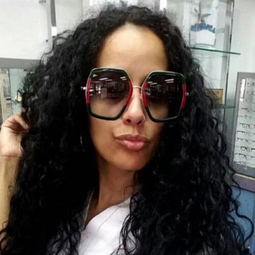 New Hot Square Square Luxury Sunglasses Women Brand Double Colors Sun Glasses Female No Logo Men Shades Unisex UV400