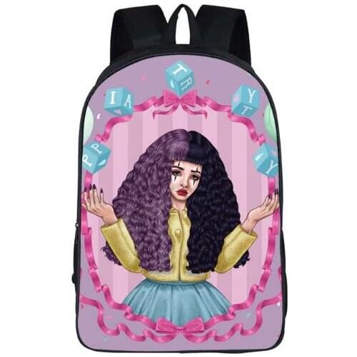 Cartoon Melanie Martinez Crybaby Backpack For Teenage Girls School Bags Backpack Women Casual Daypack Ladies Travel Bags