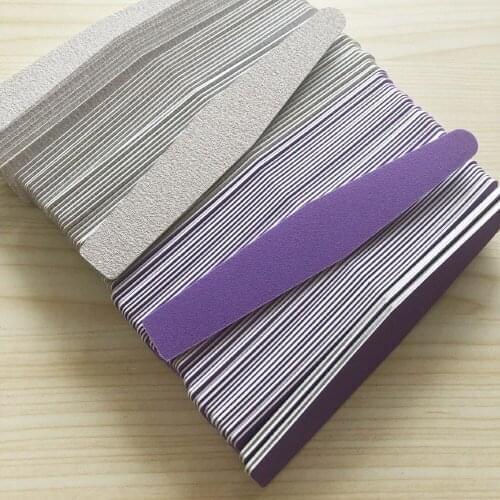 200 pcs removalble pads durable nail file replacement sandpaper pads diamond shape nail file