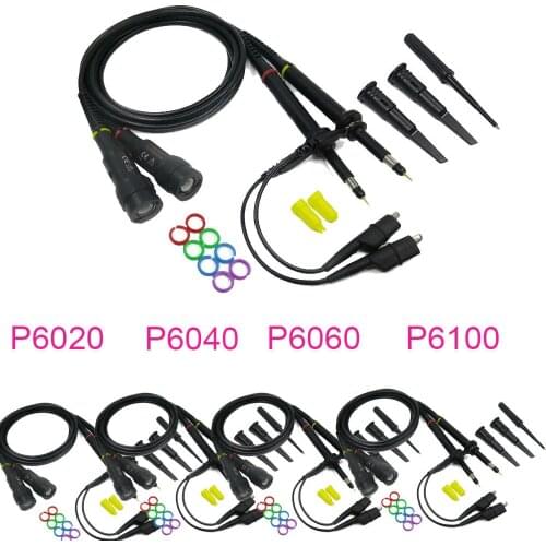 P6100/P2060/P6020/P6060 DC 20MHz-100MHz Oscilloscope Scope Test Probe BNC