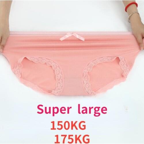 150KG175KG WomenSuper Plus SizeUnderwear Pants High Rise Waist Comfortable and breathable Antibacterial Womens panties Abdomen