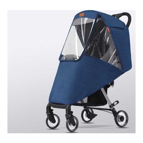 Baby Stroller Cover Universal Wind Dust Weather Shield with Windows For Strollers Pushchairs Stroller Accessories
