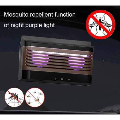 1 Pcs Radiator Car Cooling Fan Solar Powered Automobile Window Windshield Auto Air Vent Cooling Cool Fan 4000mAh Rook Ventilator