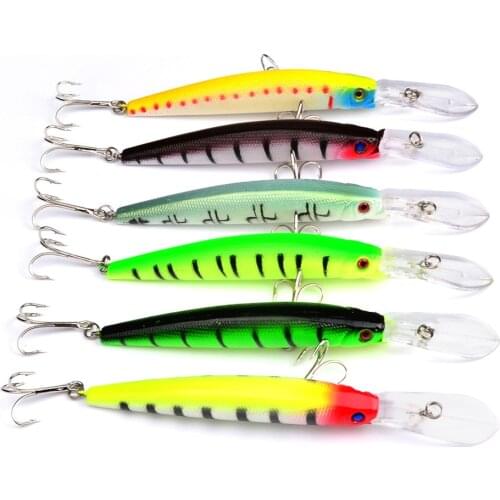 1PCS Fishing Lures Minnow Floating Wobbler Fishing Bait140mm Artificial Hard Bait Pike Pesca Carp Perch Jig Lure Fishing tackle