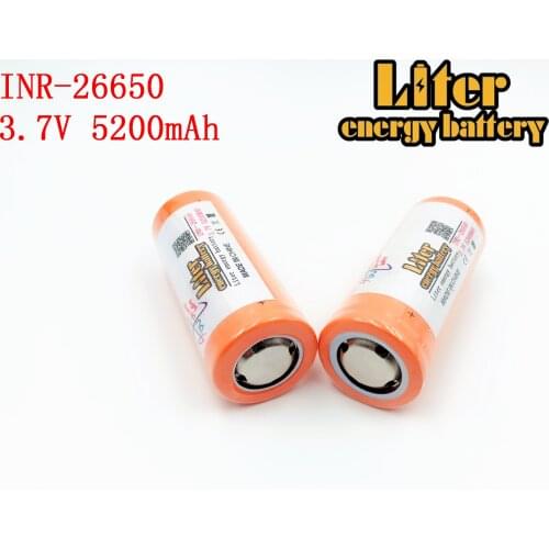 26650 3.7v 5200mah Rechargeable Li-ion Battery Use for Flashlight rechargeable Battery