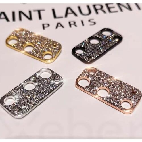 Diamond Metal Glitter Phone Camera Lens Protection Case for Samsung Galaxy S20 S20Ultra S20Plus Camera Lenses Protector Cover