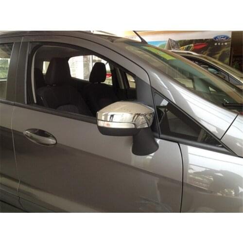 Car styling For Ford Ecosport 2013-2018 Car-covers ABS Chrome Rearview mirror cover Trim/Rearview mirror Decoration