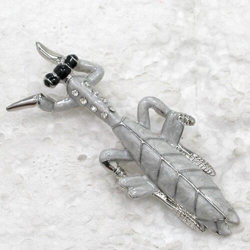 Rhinestone Enamel Brooch pins Mantis Pin brooches C977 A