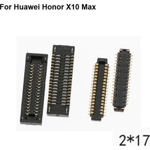 5pcs FPC connector For Huawei Honor X10 MAX LCD display screen on Flex cable on mainboard motherboard For Huawei Honor X 10 max