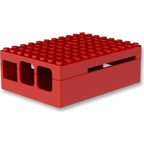 Raspberry Pi 3rd generation B-type shell color optional red and black yellow and blue with a camera openings CASE box enclosure