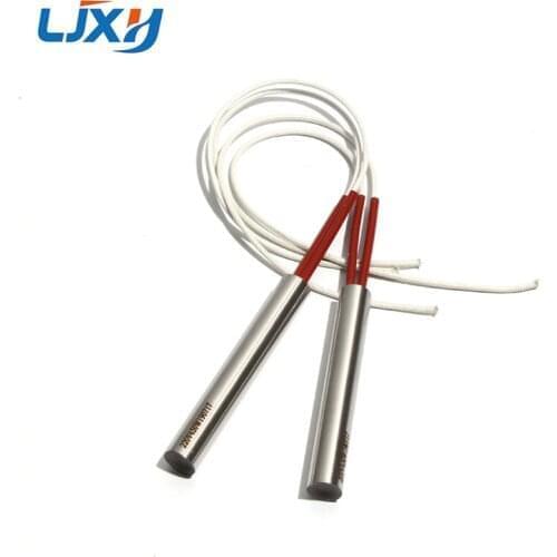 LJXH 2PCS 12mm 180~300mm Cylindrical Electric Heating Pipe Tubular Heater SUS Single-End Rod 110/220/380V 680/750/820/950/1150W
