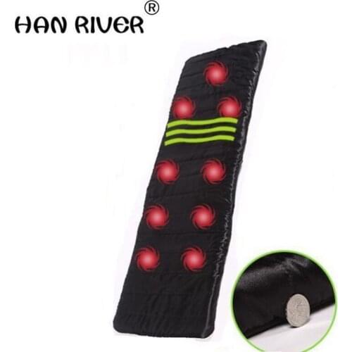 HANRIVER 1 piece of household car 9 vibration massage cushion heating head massage mattress Body massager massager