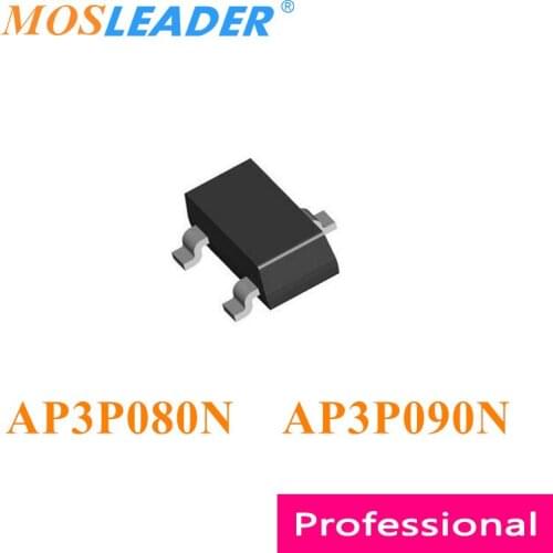 Mosleader AP3P080N AP3P090N SOT23 3000PCS AP3P080N-HF AP3P090N-HF AP3P080 AP3P090 P-Channel 20V 30V Chinese High quality