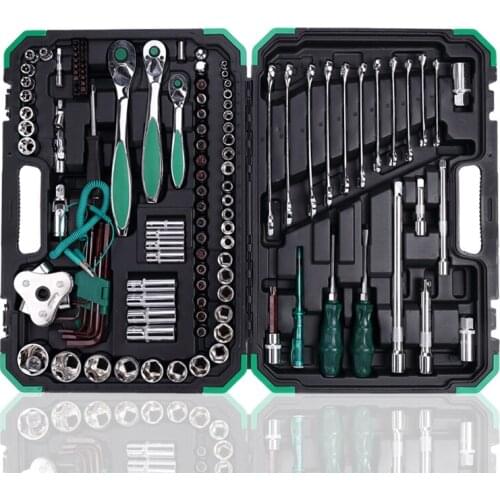 Hand Tool Sets for Car Repair Ratchet Spanner Socket Wrench Set Professional Bicycle Auto Repair Tool Kits 46/82/94/121/151 Pcs