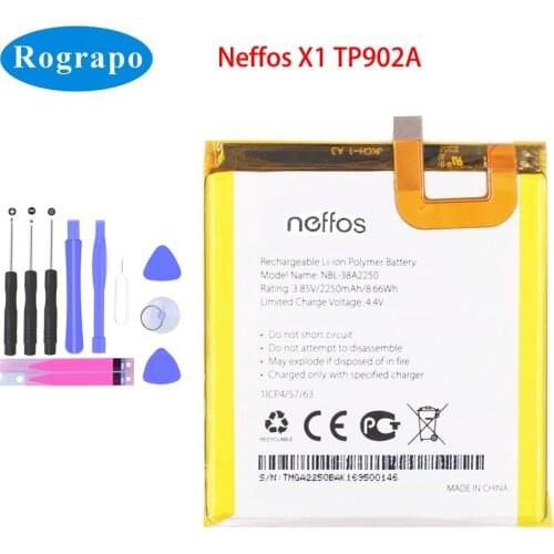 New Original 2250mAh NBL-38A2250 Replacement Battery For TP-link Neffos X1 TP902A 32GB Mobile Phone + Tools
