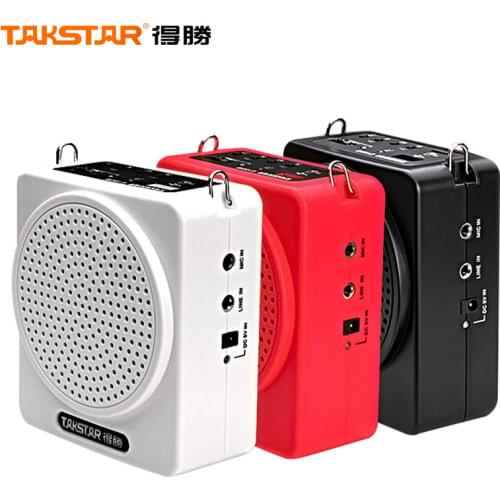 4pcs/Lot Takstar E180M Mini Portable Amplifier Support USB disk&TF card MP3 music 20 hours long play time use for Teaching