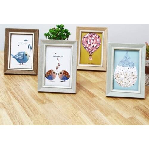 Home Decoration Resin Photo Frame Picture Frame for Photo Cadre Decoration Murale Pour Salon 6/7/8/10/12 Inch Wall Hanging Decor