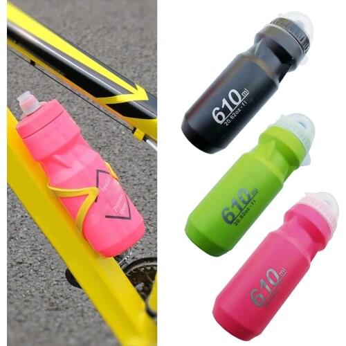 610ml Cycling Squeeze Water Bottle BPA Free Adjustable Leak-proof Bike Bicycle Kettle Durable Bottle Cup Outdoor Drinking Supply