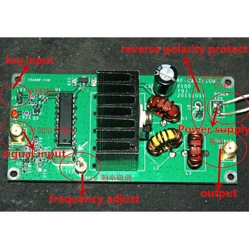 10W Radio HF SW CW telegraph Transmitter 7.023MHz Kits HF power amplifer 40db