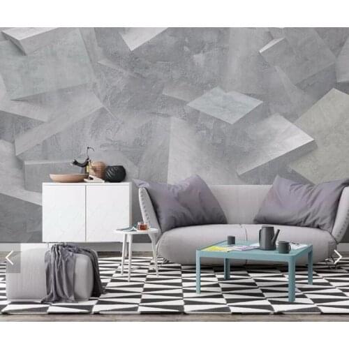 3D Embossed Brick Wall Papers for Walls 3 D Mural Wallpaper for Living Room Bedroom Backdrop Grey Wallpapers Contact Paper