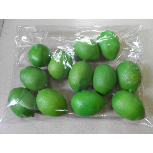 8cm green lemon Simulation fruit Mini Fruit model simulation fruit vegetable set fake fruit decorative accessories