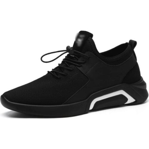 Cushioning Men Running Shoes Breathable Mesh Sneakers Buffer Shock Stable Slip Athletic Footwear Size 39-44 Comfortable Sneakers