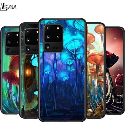Psychedelic Mushroom Art for Samsung Note 20 S20 FE Lite Ultra Plus A91 A71 A51 A41 A31 A21 A21S A11 A12 A42 A01 Phone Case