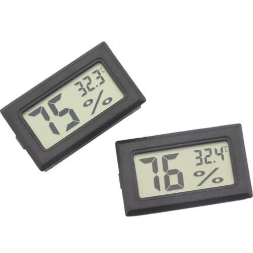 Digital Humidity Meter Thermometer Hygrometer Freezer Tester Temperature Sensor Humidity Meter Detector Monitor Indoor Pet Car