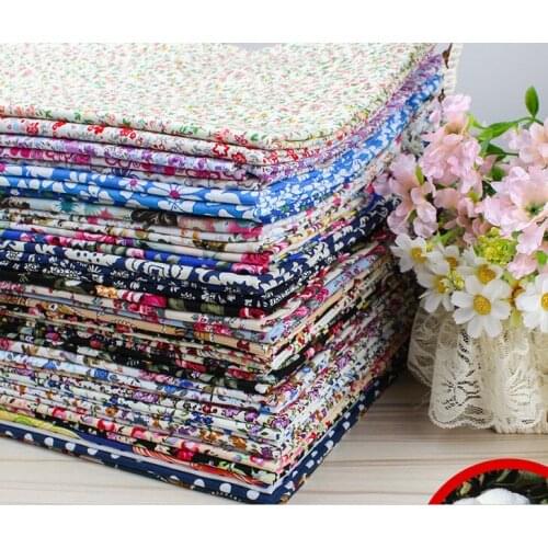 5meters 100% Cotton Fabric Floral Printed Designer Sewing DIY Craft for summer and spring wide:1.45meter