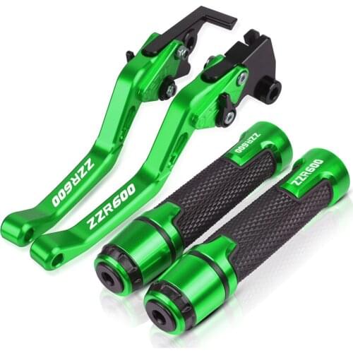For KAWASAKI ZZR600 2005 2006 2007 2008 2009 08 Motorcycle aluminum Accessories Handle Grips Handlebar Short Brake Clutch Lever
