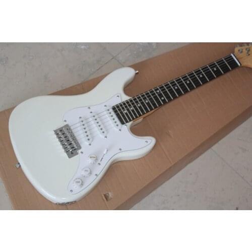 Electric guitar 2020 high quality childrens guitar, white st style, SSS pickup, maple fingerboard, free delivery