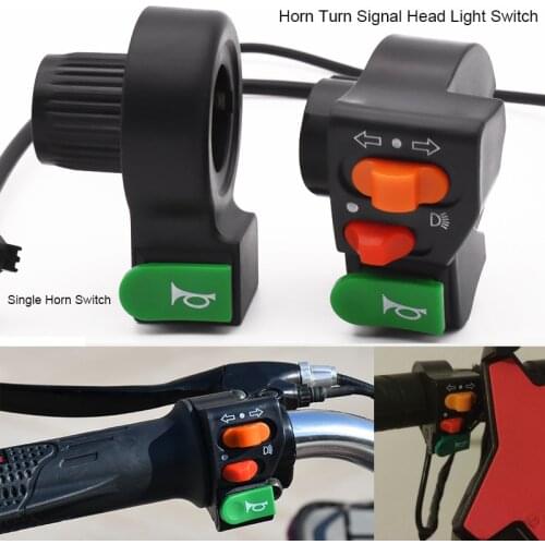 Motorcycle ATV Single Horn Switch Button Universal 22mm Handlebar Horn Switches New For 50cc-125cc Chinese Taotao Sunl JCL Quad