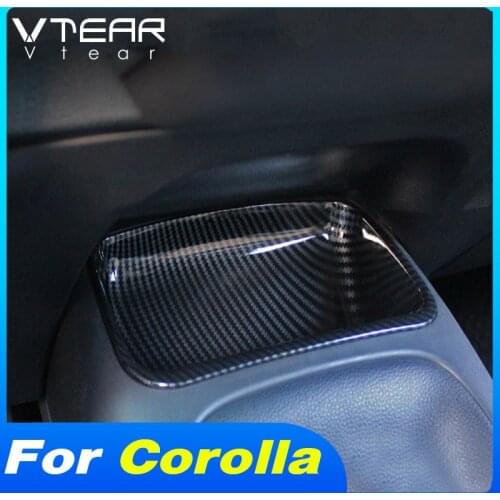 Vtear Storage Box Cover Interior Decoration Center Console Holder Trim Accessories Car Frame Parts For Toyota Corolla Sedan 2021