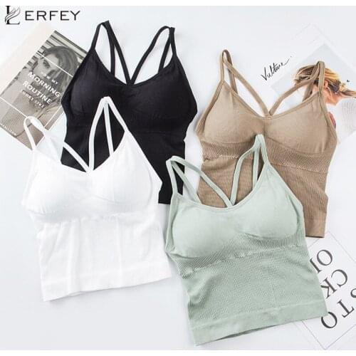 LERFEY Summer Vest Padded Ladies Women Camisole Solid Sexy Strap Casual Camisole Roupas