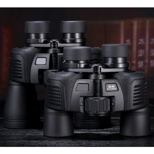 Black HD 8x40 10x50 Monocular Power Binocular Flexible Focus Long Range Zoom Vision No Infrared Waterproof Telescope for Adults Hunting