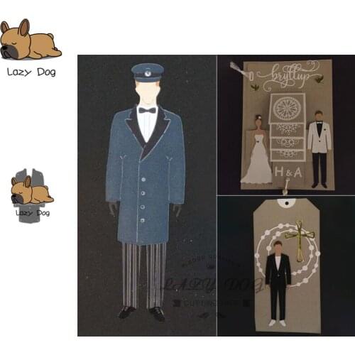 Mens Coat Clothes Metal Cutting Dies Scrapbooking Stencil Decorative Craft Embossing Die Cuts Card Making New Dies For 2019