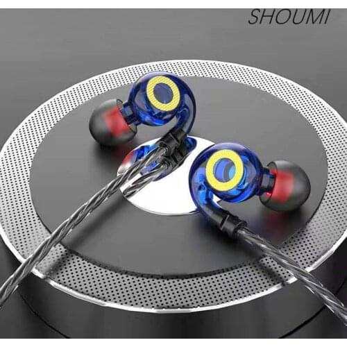 Olhveitra Heavy Bass Earphones Wired Headset Gaming For iPhone Samsung Xiaomi In-Ear Stereo 3.5mm Auriculares Earbuds With Mic 1