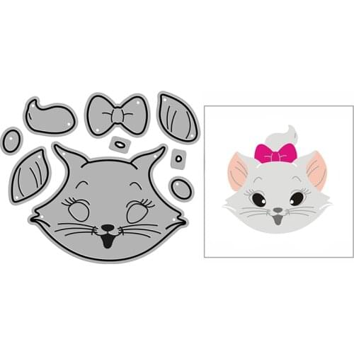 New Beautiful Kittens Animal Craft Embossing Mold 2021 Metal Cutting Dies for DIY Decor Scrapbooking Album Card Making No Stamps