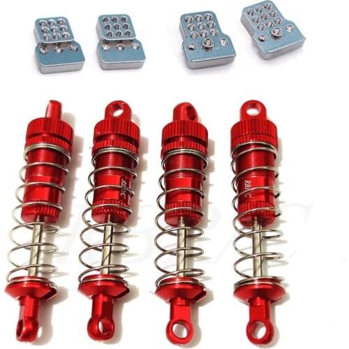 RBR/C 4Pcs Metal Shock Absorber With Extender Hard Kit For WPL MN Model RC Car