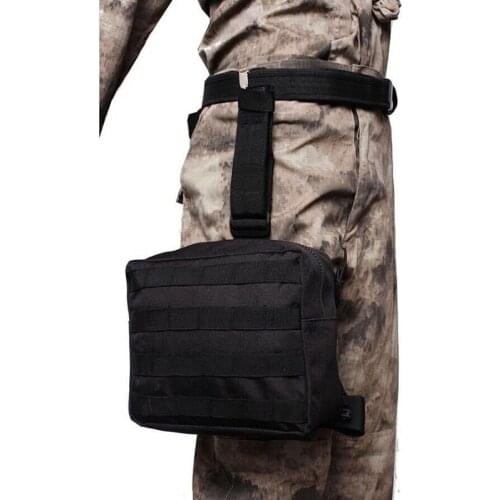 Army Military Molle Tactical DUMP Drop Leg Panel Utility Pouch Paintball Airsoft Storage Magazine Camo Waist Bag