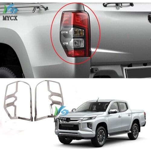 For Mitsubishi L200 Triton 2019 2020 Ram 1200 ABS chrome Car Accessories rear lights Cover