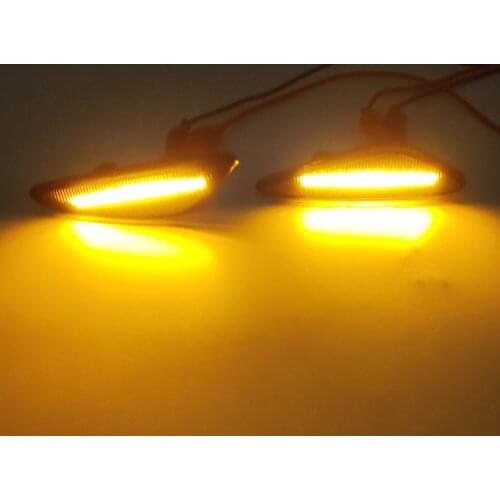 1Pair LED Side Repeater Marker Turn Signal Indicator Flasher For Mazda 6 Mazda6 GH Mazda5 CW Premacy RX-8 MX-5 Fiat 124 Spider