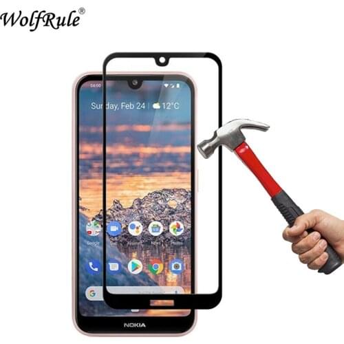 2PCS Tempered Glass For Nokia 2.2 Glass Full Cover Glue 9H Screen Protector For Nokia 2.2 Phone Glass For Nokia 2.2 Safety Glass