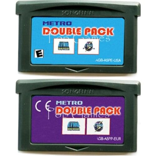 2 in 1 Fusion Zero US/EU Version for 32 Bit Video Game Cartridge Console Card Handheld Player