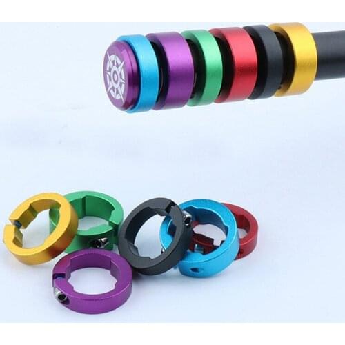 20pcs Bicycle Grips Ring 8/12mm Aluminum Alloy End Lock Rings MTB Mountain Road Bike Handlebar Bicycle Parts cycling Accessories
