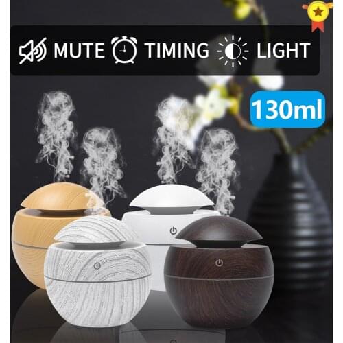 2020 USB Mini Aroma Diffuser Ultrasonic Cool Mist Humidifier Air Purifier 7 Color Change LED Night light for Office Home