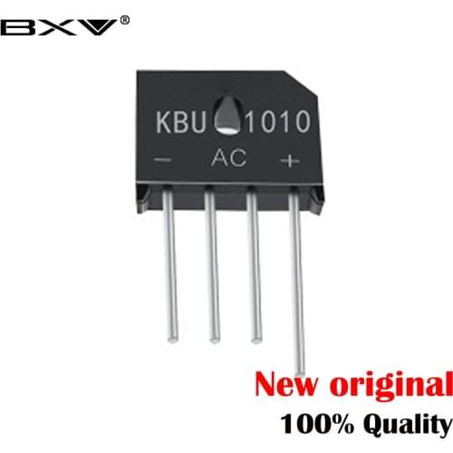 5PCS/LOT KBU1010 KBU-1010 10A 1000V ZIP Diode Bridge Rectifier diode new and original