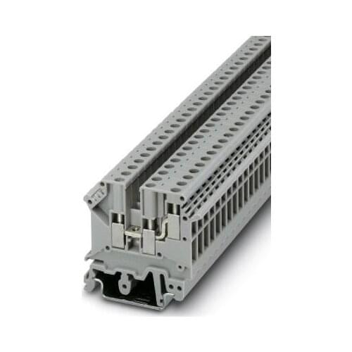 50PCS UK5-TWIN UK5RD 4mm2 DIN Rail Screw Clamp Fuse Terminal Blocks Connector