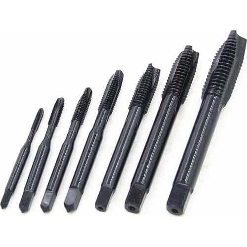 7pcs high speed steel Hss6542 tips for nitriding machine m3-m12 Seven piece tap tools