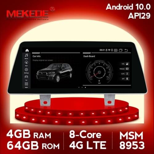 Android 10.0 4G 64G 10.25'' Car GPS Audio For BMW 5 Series G30 G31 G38 EVO System 2009-2020 Multimedia Radio Player WIFI 4G LTE